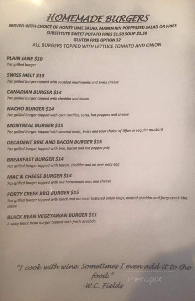 Krave Bistro - Arnprior, ON menu_pic