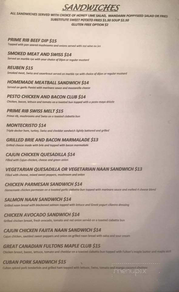Krave Bistro - Arnprior, ON menu_pic