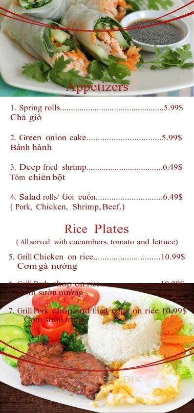 Leduc's Pho - Leduc, AB menu_pic