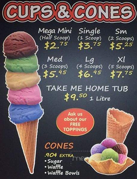 Lickadee Split - Toronto, ON menu_pic