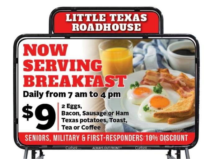 Little Texas Roadhouse Bar & Grill - Kingston, ON menu_pic