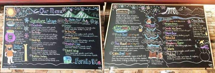 Lunch Box Fresh Market & Smoothie Bar - Fernie, BC menu_pic