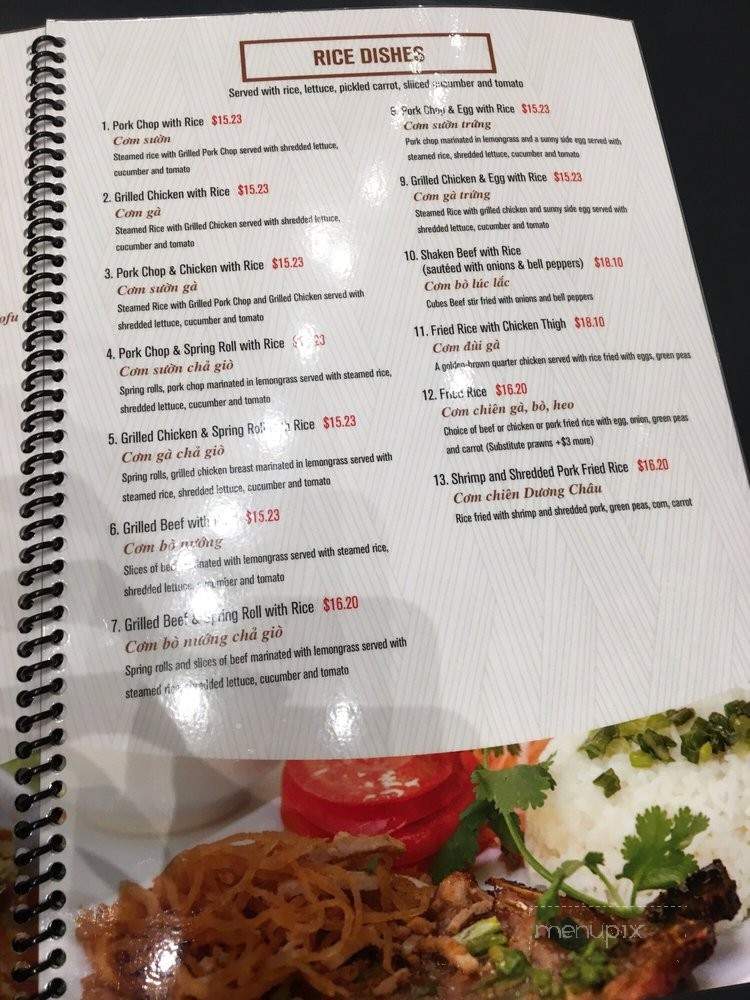 Mai Asian Fusion - Edmonton, AB menu_pic
