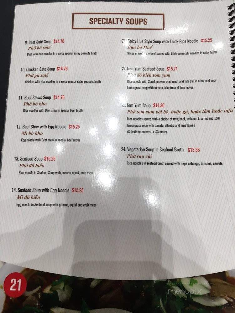 Mai Asian Fusion - Edmonton, AB menu_pic
