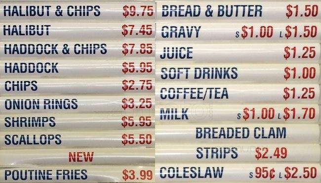 Martingrove Fish & Chips - Etobicoke, ON menu_pic