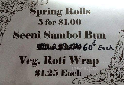 Martin's Bakery - Toronto, ON menu_pic