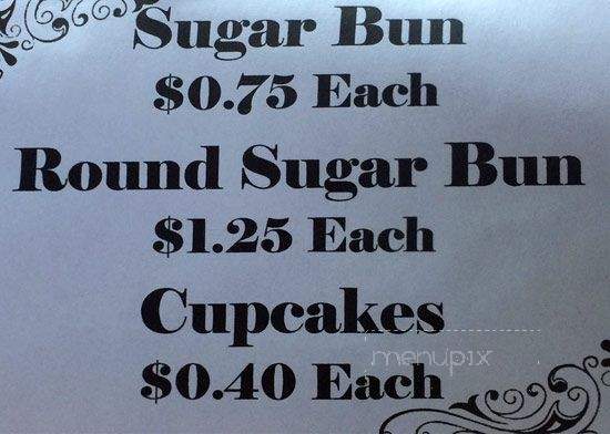 Martin's Bakery - Toronto, ON menu_pic
