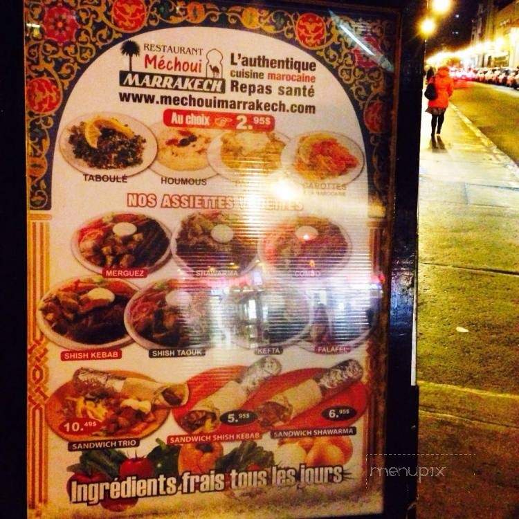 Mechoui Marrakech - Quebec City, QC menu_pic