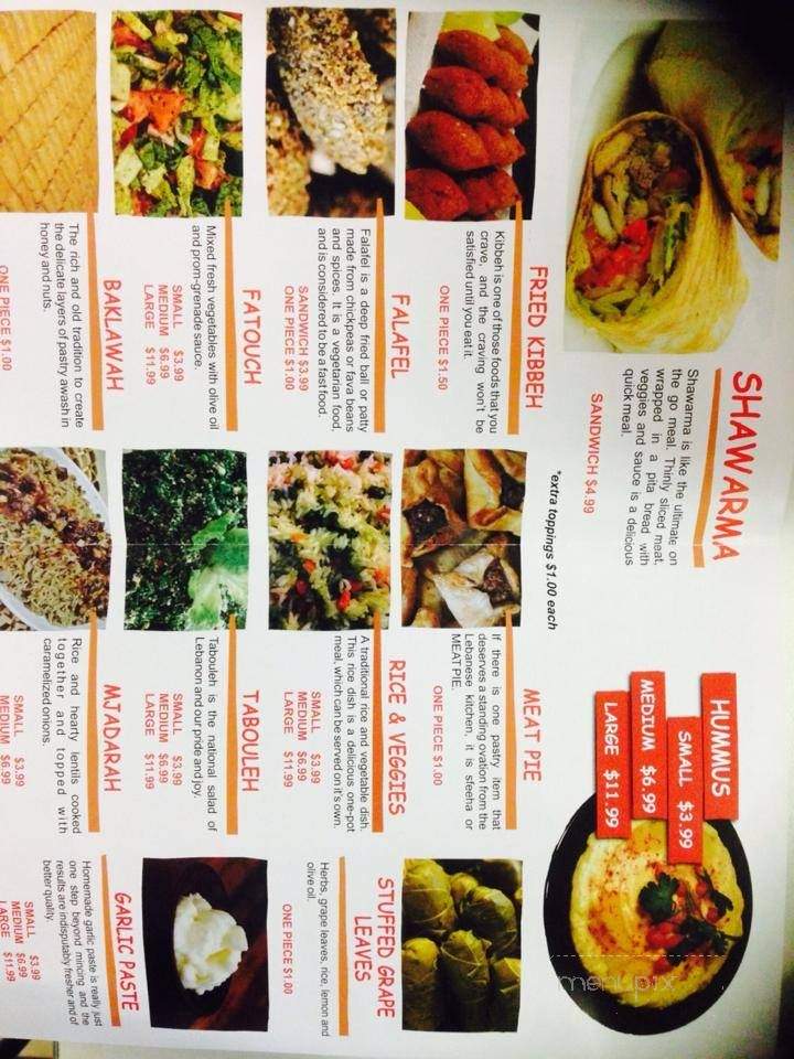 Mr Shawarma - Chatham-Kent, ON menu_pic