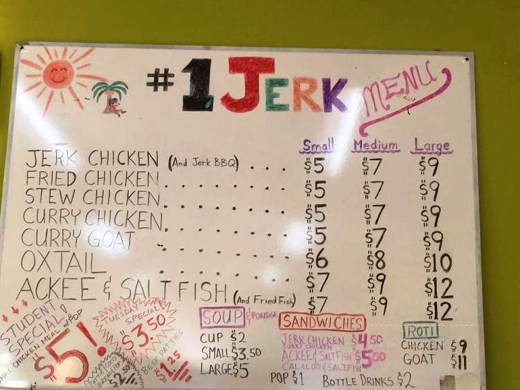 No. #1 Jerk - Toronto, ON menu_pic