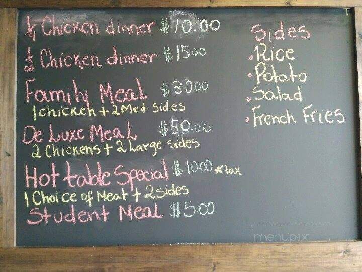 O Poleiro BBQ - Bradford, ON menu_pic