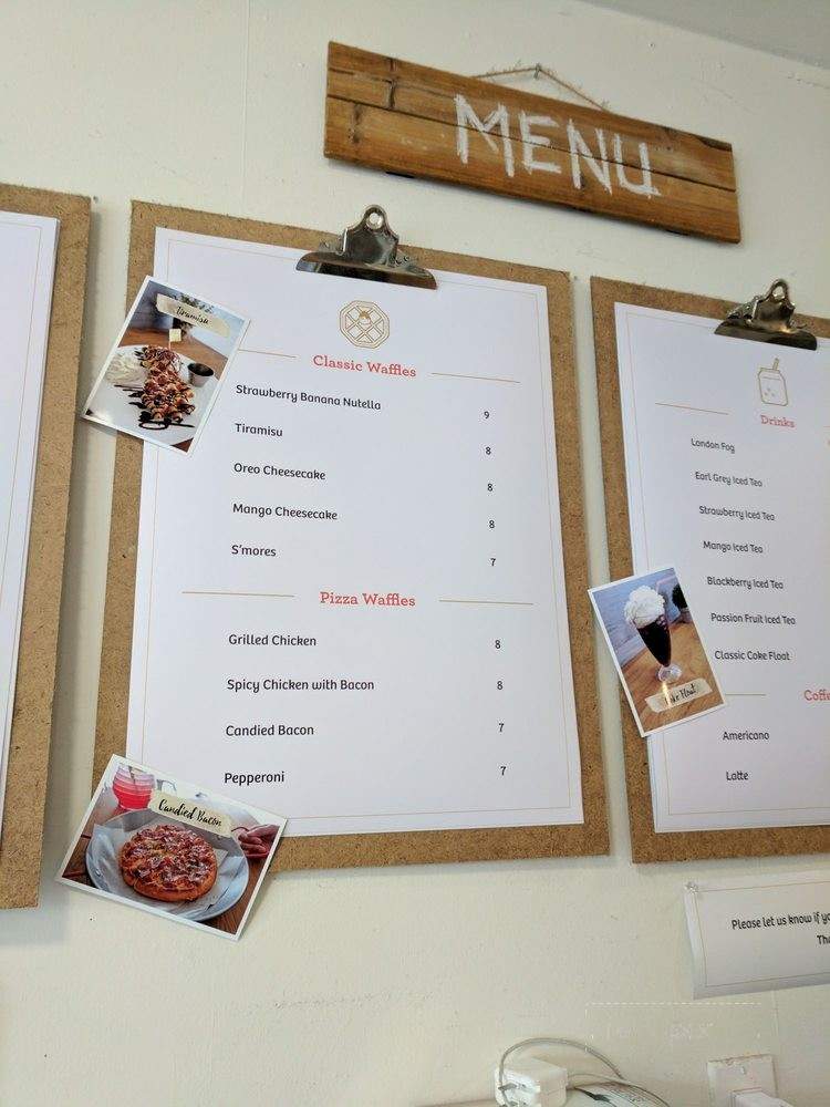 Off The Grid Waffles - Vancouver, BC menu_pic