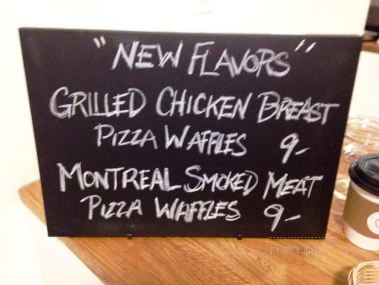 Off The Grid Waffles - Vancouver, BC menu_pic