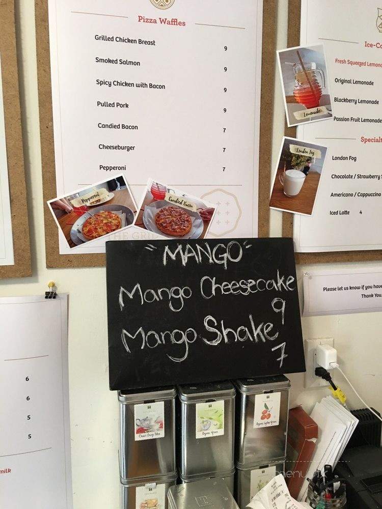 Off The Grid Waffles - Vancouver, BC menu_pic