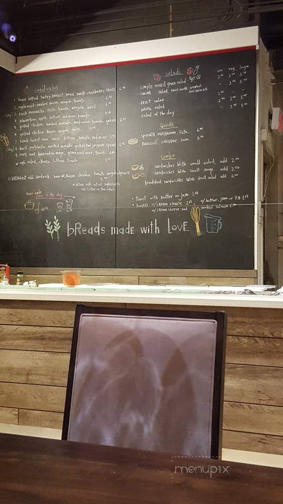 Paris Croissant Bakery Cafe - Toronto, ON menu_pic