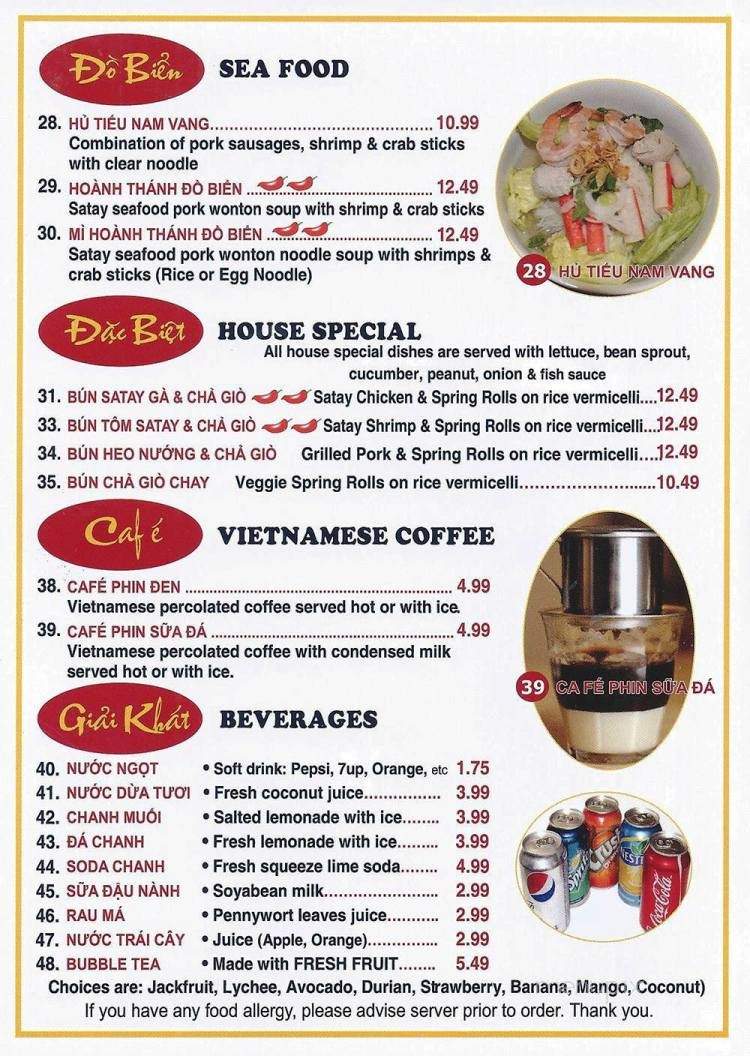 Pho Hoai Okotoks - Okotoks, AB menu_pic