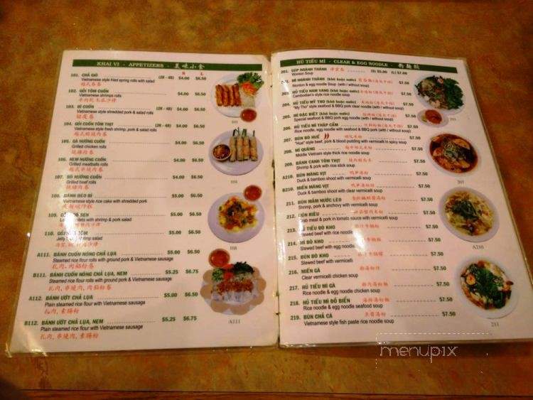Pho Mi Viet Hoa - North York, ON menu_pic