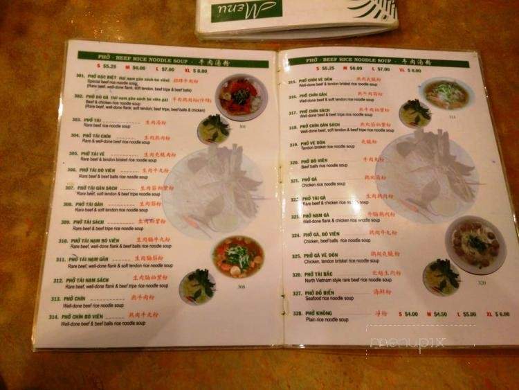 Pho Mi Viet Hoa - North York, ON menu_pic
