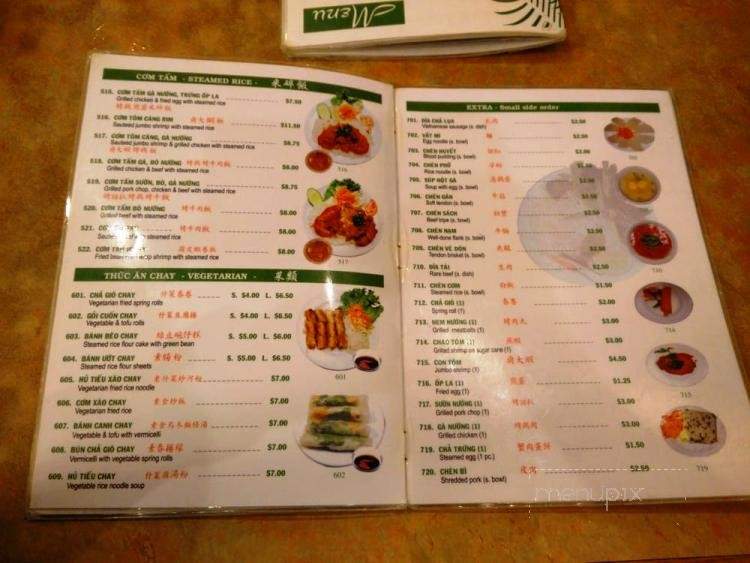 Pho Mi Viet Hoa - North York, ON menu_pic