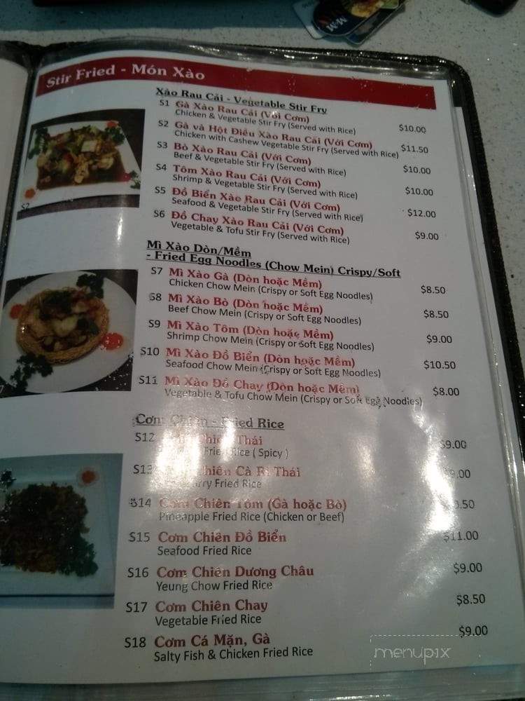 Pho Tien Phat - Toronto, ON menu_pic
