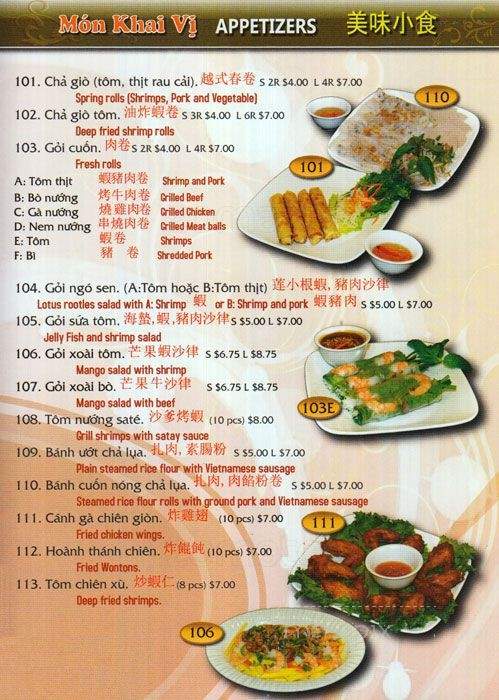Pho Viet Xpress - Vaughan, ON menu_pic