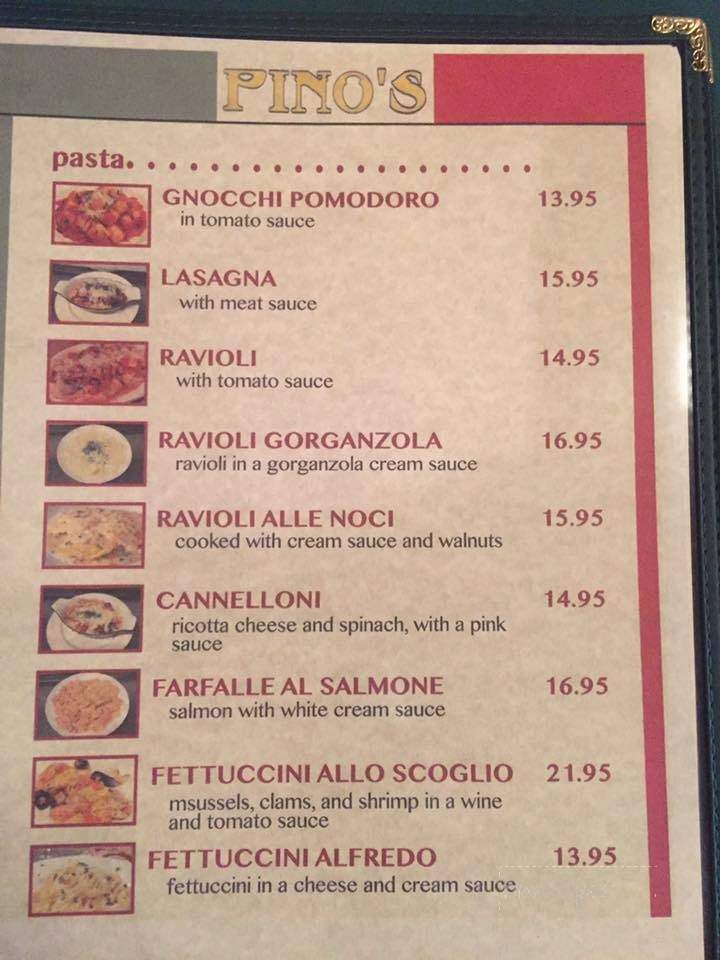 Pino's Authentic Italian Cuisine - Trail, BC menu_pic