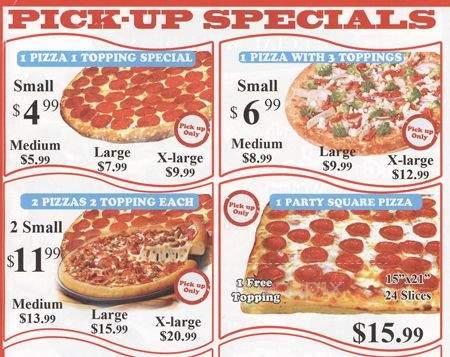 Pizza Bella - North York, ON menu_pic