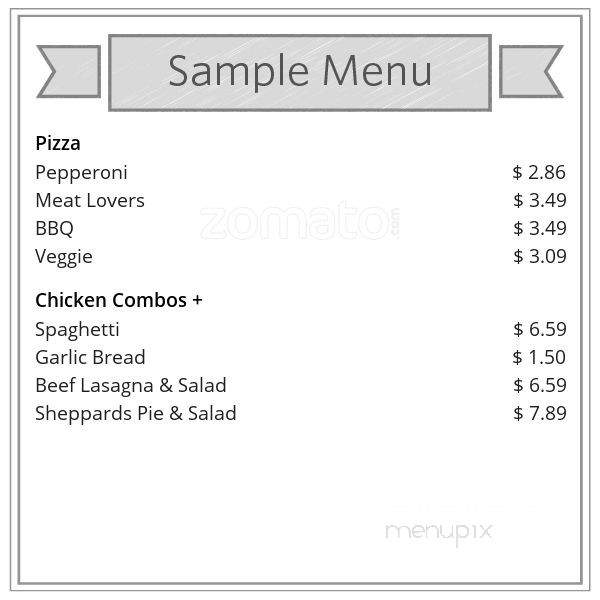 Pizza Pastaways - Etobicoke, ON menu_pic