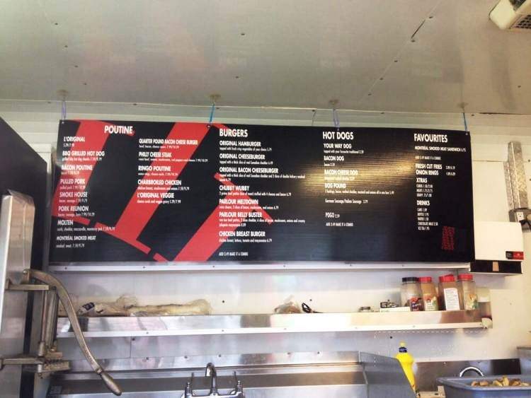 Poutine Parlour - Ottawa, ON menu_pic