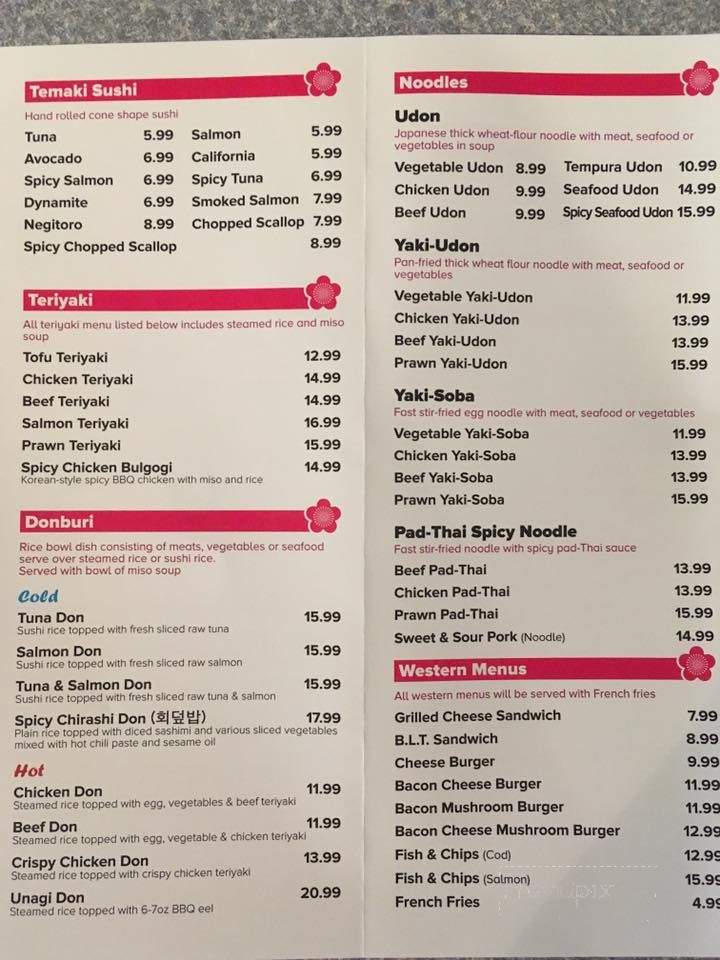 Q-Spot - Fort St John, BC menu_pic