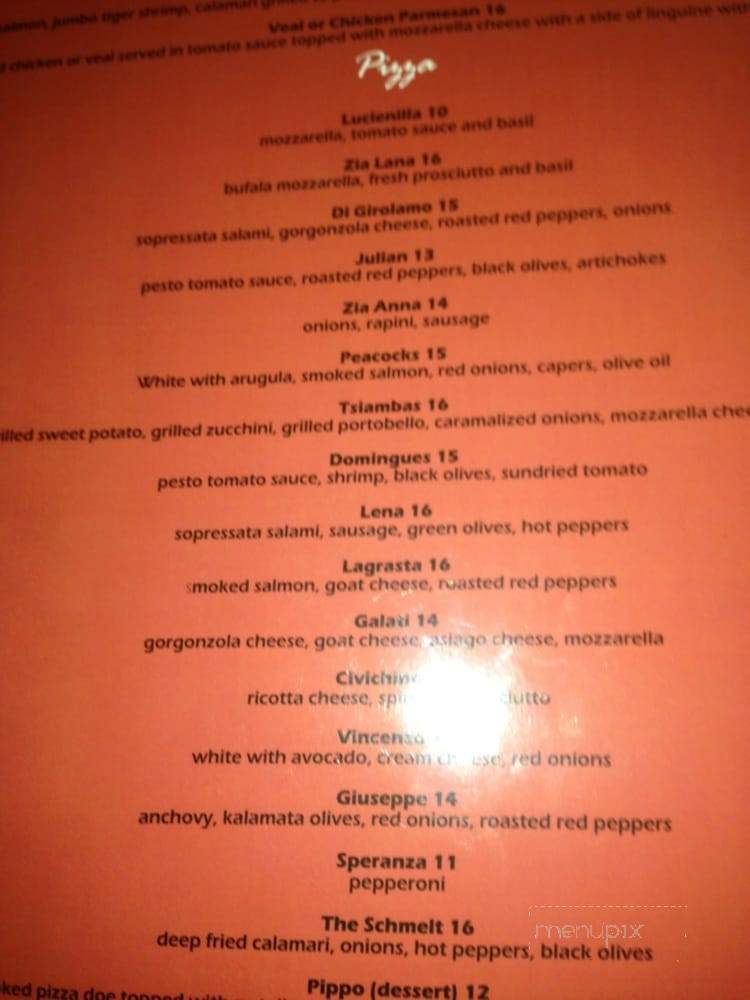 Ristorante Gravina - Vaughan, ON menu_pic