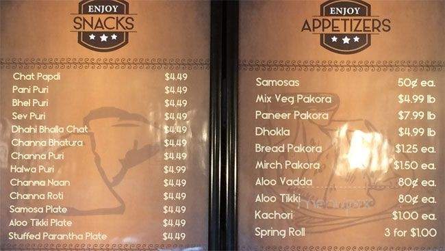 RK Sweets Restaurant - Mississauga, ON menu_pic