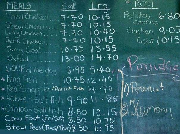 Rose's Caribbean Kitchen - Brampton, ON menu_pic