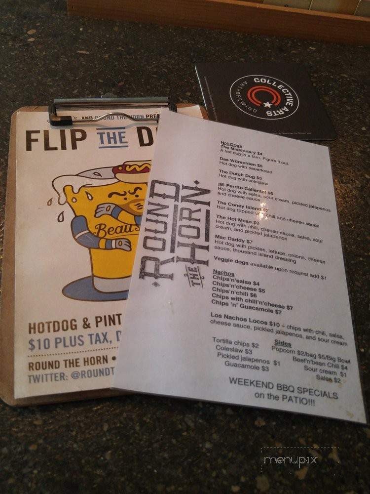 Round the Horn - Toronto, ON menu_pic