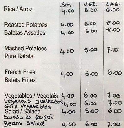 Rui's BBQ - Toronto, ON menu_pic