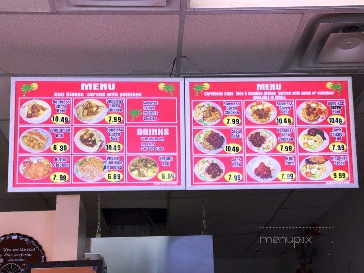 Ryan's Roti and Jerk - Oshawa, ON menu_pic