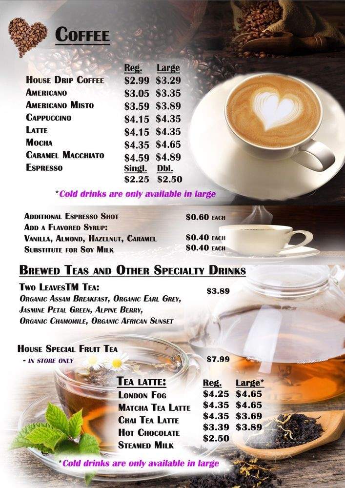 Sakura Cafe - Vancouver, BC menu_pic