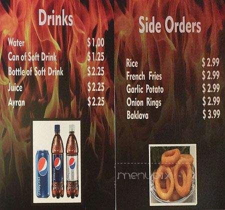 Sam's Shawarma & Donair - Toronto, ON menu_pic