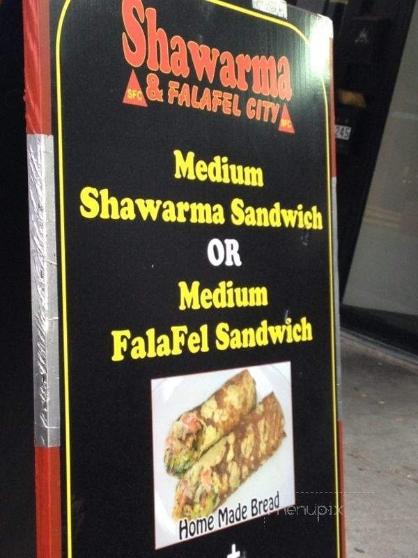 Shawarma and Falafel City - Calgary, AB menu_pic