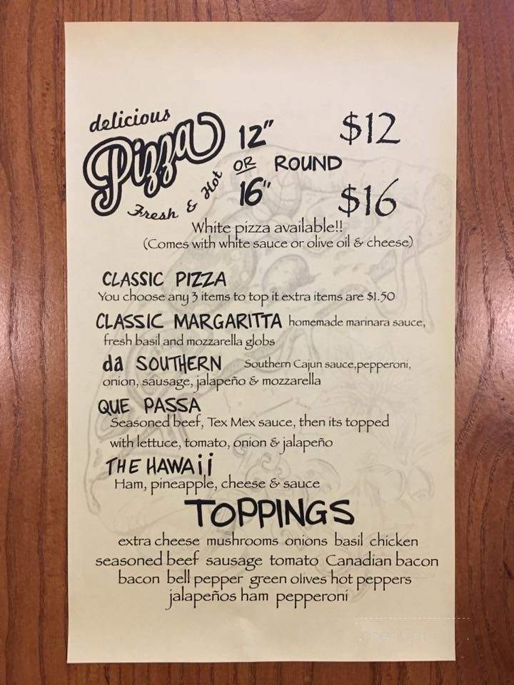 Sneakers Beach Bar & Grill - Fort Erie, ON menu_pic