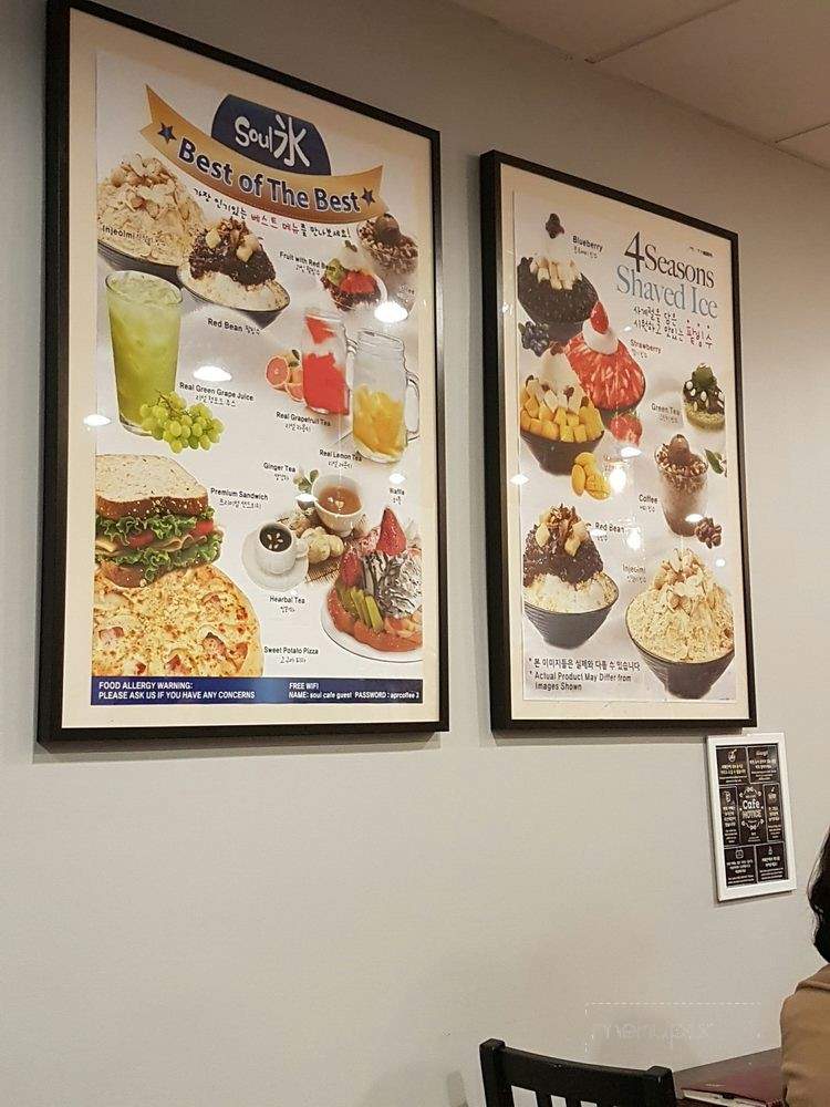 Soul Cafe - Toronto, ON menu_pic