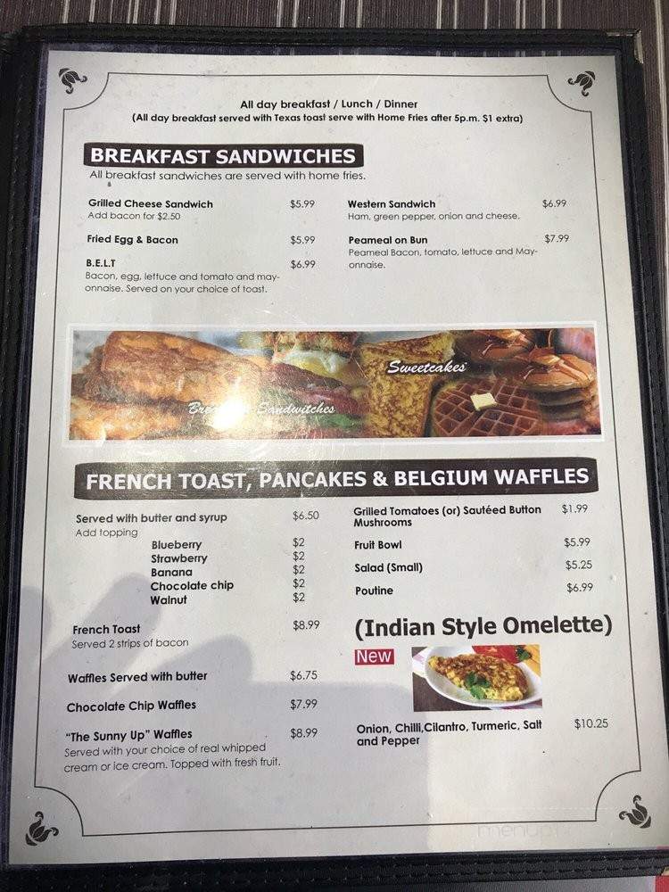 Sunny Up All Day Breakfast - Scarborough, ON menu_pic