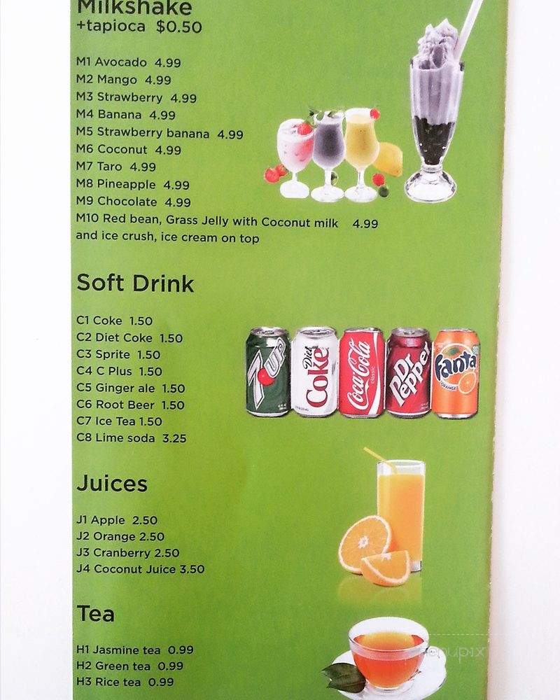 Surpryz Viet & Thai Cuisine - Whitby, ON menu_pic