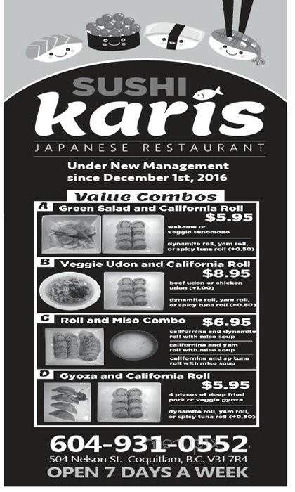 /8000079/Sushi-Karis-Coquitlam-BC - Coquitlam, BC