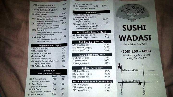 Sushi Wadasi - Orillia, ON menu_pic