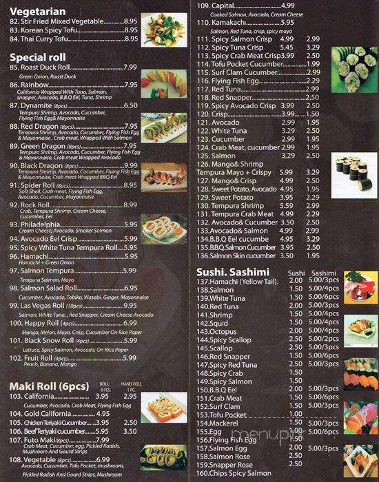 Ten Sushi Buffet - Ottawa, ON menu_pic
