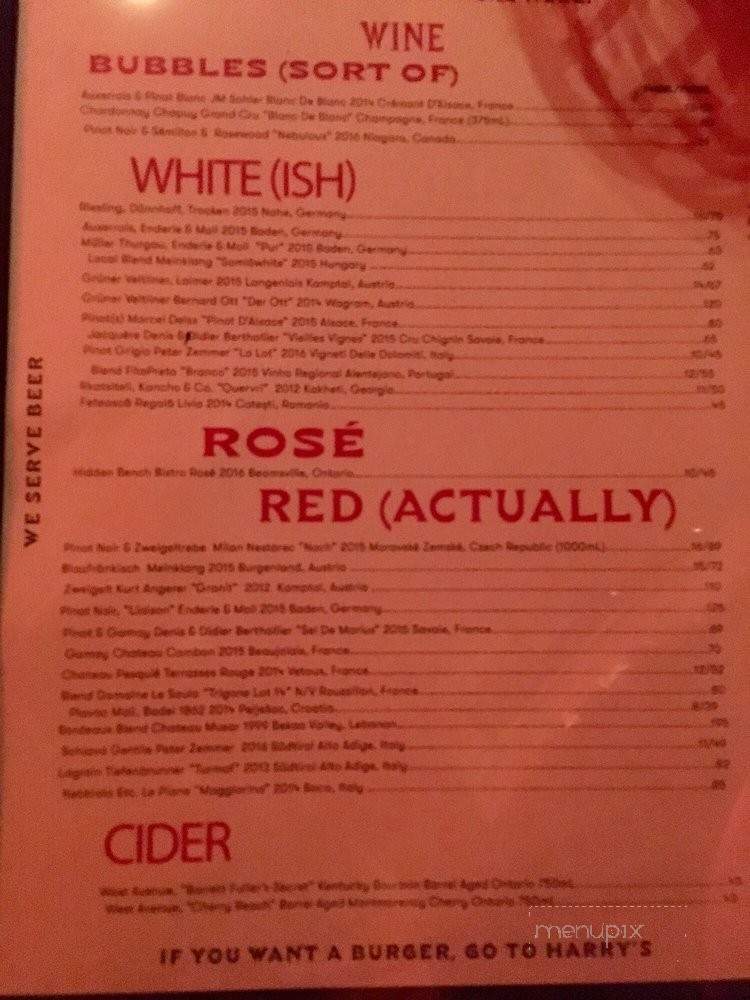 Tennessee - Toronto, ON menu_pic