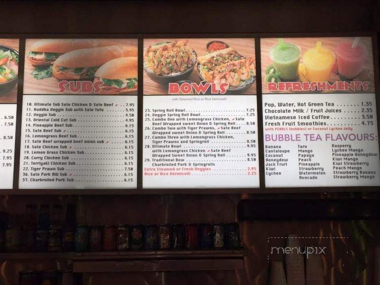 Thai Tai Sub - Calgary, AB menu_pic