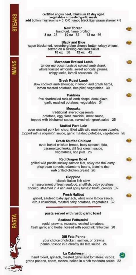 The Cellar Wine Bar - Penticton, BC menu_pic