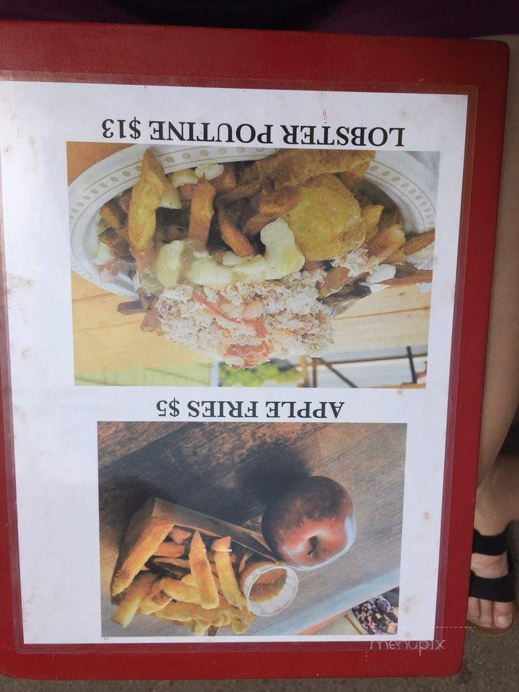 The Chip Shack - Charlottetown, PE menu_pic
